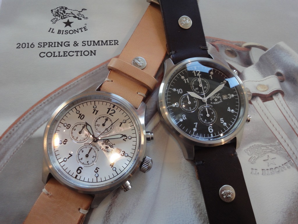【完売品】イルビゾンテ  クロノグラフの腕時計です。定価は60000円以上しました